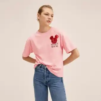 Falabella Mango polera mickey mouse misequin-h mujer oferta