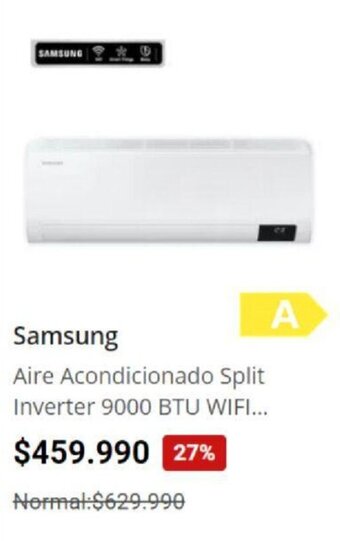 Easy Samsung Aire Acondicionado Split Inverter 9000 BTU Wifi oferta