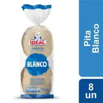 Unimarc Pan pita ideal blanco 8 un bolsa 344 g oferta