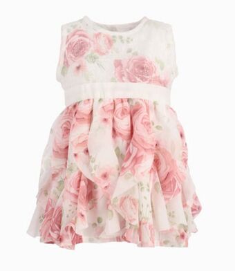 Limonada Vestido bebé con lentejuelas y vuelos limonada palo rosa oferta