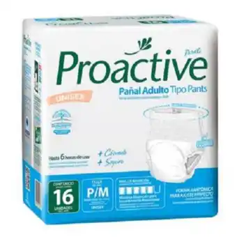 Linio Pañal adulto tipo calzón proactive pants talla p m oferta
