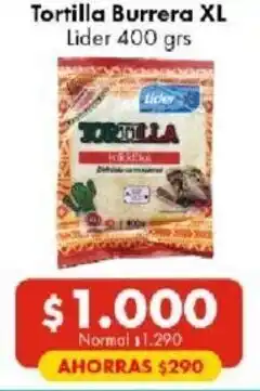 Tortilla Burrera XL 400g
