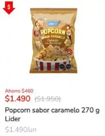 Super Bodega a Cuenta Popcorn Sabor Caramelo 270g Lider oferta