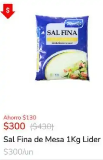 Super Bodega a Cuenta Sal Fina de Mesa 1kg Lider oferta