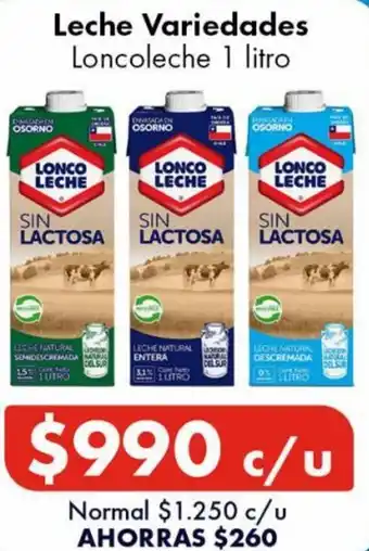 Leche Variedades Loncoleche 1L