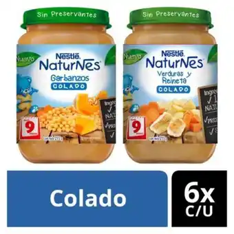 Colado naturnes verduras reineta y garbanzos 215g x12 uds