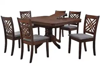 Ripley Juego de comedor furnitech city 6 sillas con extensión oferta