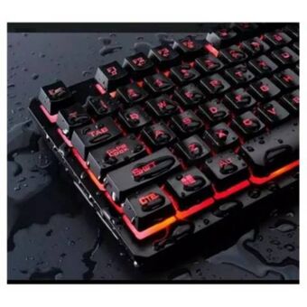 Linio Kit gamer 4 en 1 audífonos teclado, mouse y pad mouse m1 red oferta