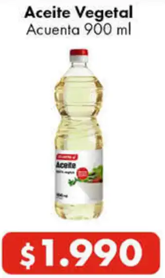 Super Bodega a Cuenta Aceite Vegetal 900ml oferta