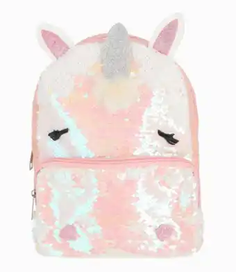 Mochila de unicornio brillante niña varios 4 kids