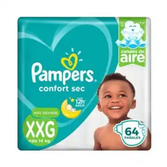 Linio Pañal pampers confort sec xxg-64 pañales oferta