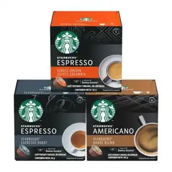 Linio Capsulas de café starbucks negras x3 cajas oferta