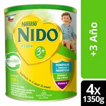 Leche nido 3 protectus® 1350g pack x4