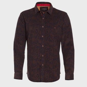 Camisa cotelé estampada