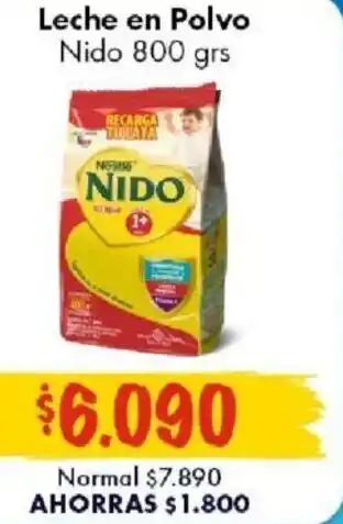 Super Bodega a Cuenta Nido Leche en Polvo 800g oferta