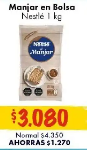 Super Bodega a Cuenta Nestlé Manjar en Bolsa 1kg oferta