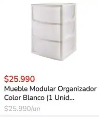 Super Bodega a Cuenta Mueble Modular Organizador Color Blanco 1 Unid oferta
