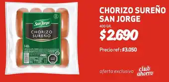 Unimarc Chorizo Sureño San Jorge 400g oferta