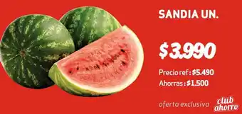 Unimarc Sandia oferta