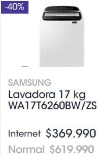 Abcdin Samsung Lavadora 17kg oferta