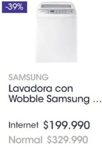 Abcdin Samsung Lavadora con Wobble oferta