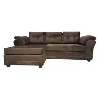 Falabella Seccional intercambiable queen felpa café oferta