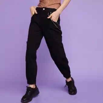 Falabella Sybilla jeans jogger tiro medio mujer oferta