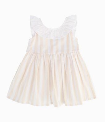 Limonada Vestido a rayas bebé niña beige oferta