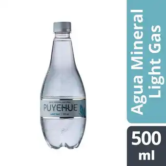 Agua mineral light con gas 500 ml