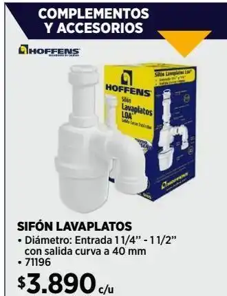 Construmart Sifón lavaplatos oferta