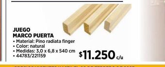 Construmart Juego marco puerta oferta