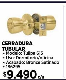 Construmart Cerradura tubular oferta