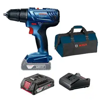 Paris Taladro atornillador inalámbrico de 18v gsr 180-li + bateria 2.0 ah + cargador y bolso - bosch oferta