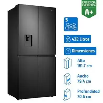 Linio Refrigerador french door 432 litros oferta