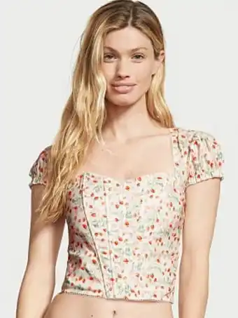 Victoria's Secret Strawberry corset crop top oferta