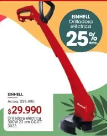 Easy Einhell Orilladora Eléctrica 300W 23cm GC-ET 3023 oferta