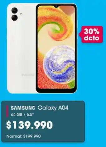 Abcdin Samsung Galaxy A04 64GB/6,5" oferta