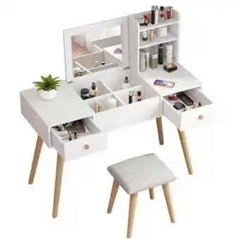 Linio Escritorio tocador magic color blanco 2 cajones oferta