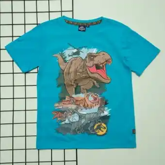 Falabella Jurassic world polera manga corta niño algodón oferta