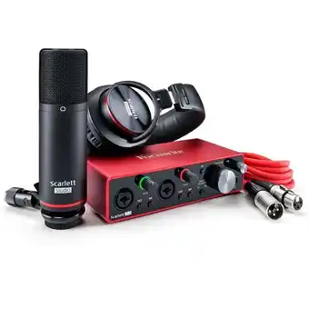 Audiomusica Pack de audio focusrite scarlett 2i2 studio - 3rd gen oferta