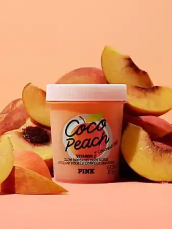 Victoria's Secret Coco peach glow boosting body scrub oferta