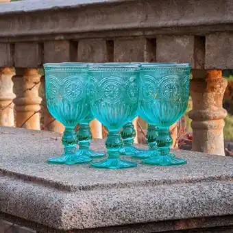 Set 6 copas perlé