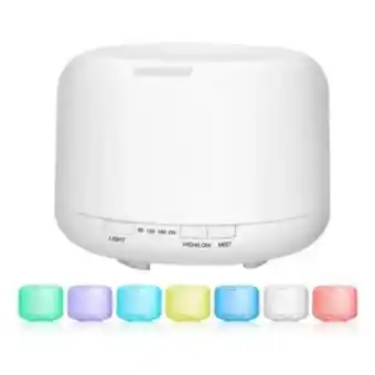 Linio Humidificador purificador de aire lampara luz led colores oferta