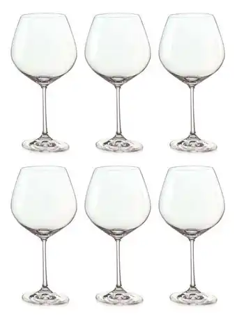 Paris Set 6 copas gin-aperol viola bohemia oferta