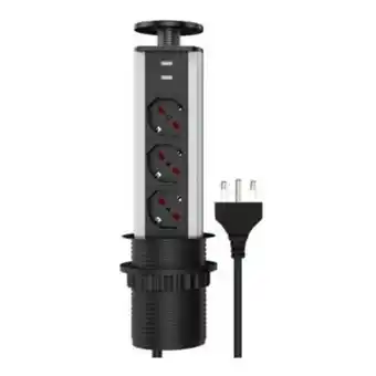 Linio Orre enchufe - chileno 3 orificios(3 enchufes + 2 usb) oferta