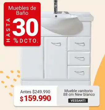 Easy Mueble Vanitorio 88cm New Blnaco VESSANTI oferta