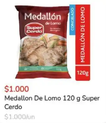 Super Bodega a Cuenta Medallon de Lomo 120g Super Cerdo oferta