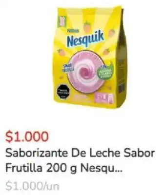 Super Bodega a Cuenta Saborizante de Leche Sabor Frutilla 200g Nesquik oferta