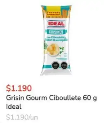 Super Bodega a Cuenta Grisin Gourm Ciboullete 60g Ideal oferta