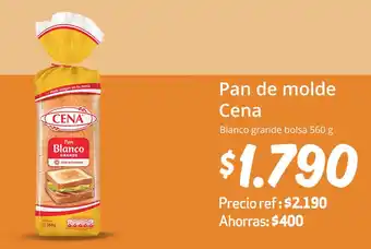 Unimarc Pan de Molde Cena 560g oferta